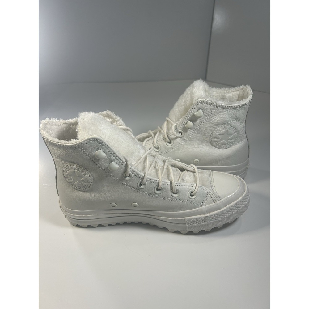 Converse White High-Top Athletic Shoes